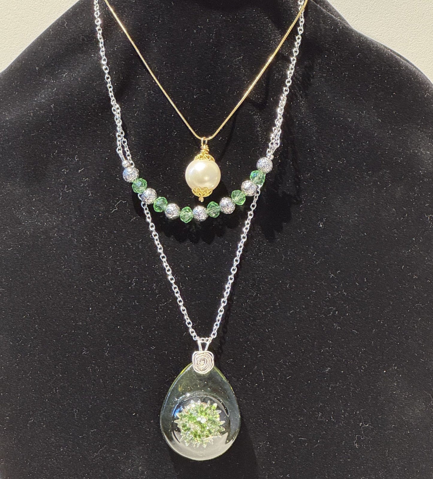 "Two chains, endless charm” - Mixed metals necklace set