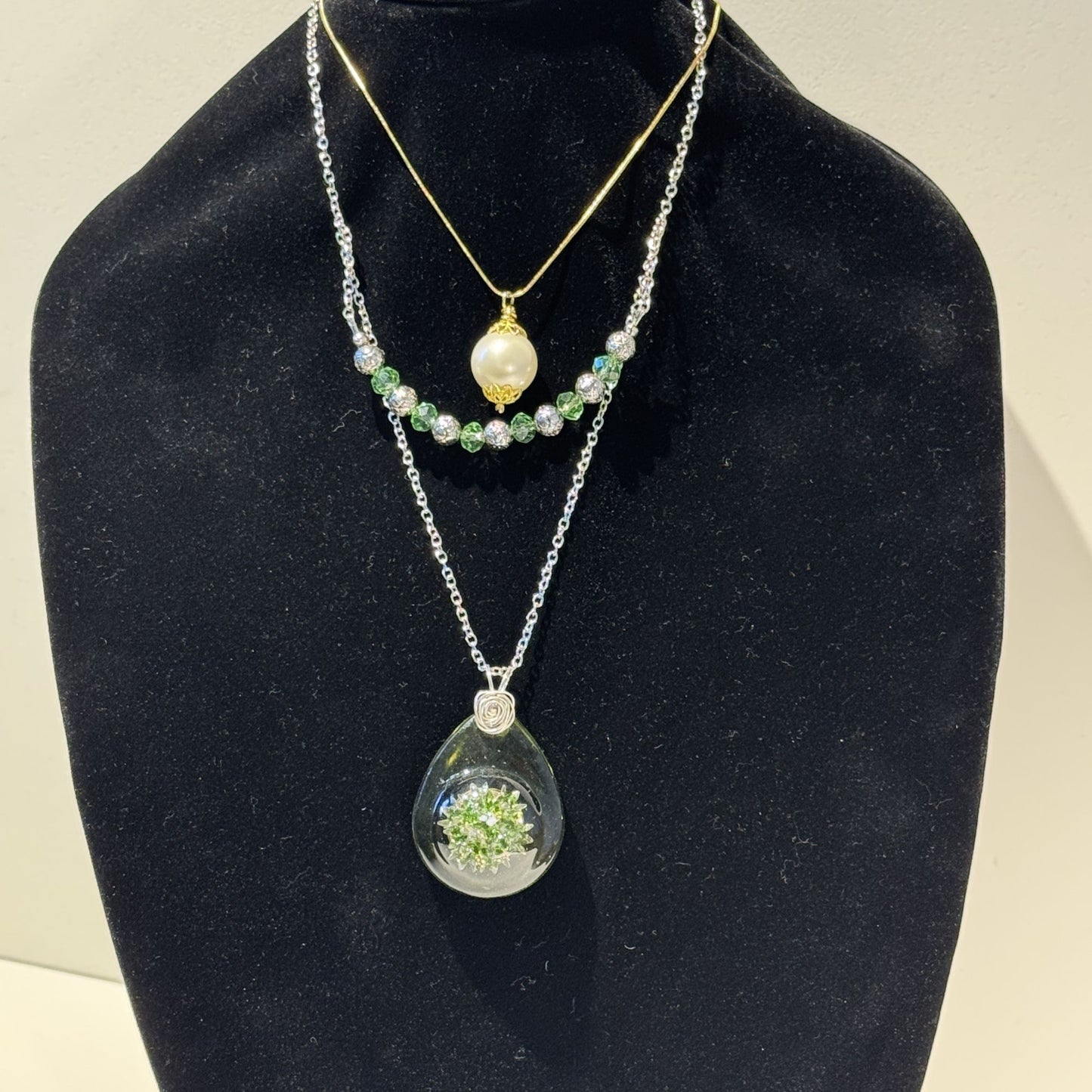 "Two chains, endless charm” - Mixed metals necklace set