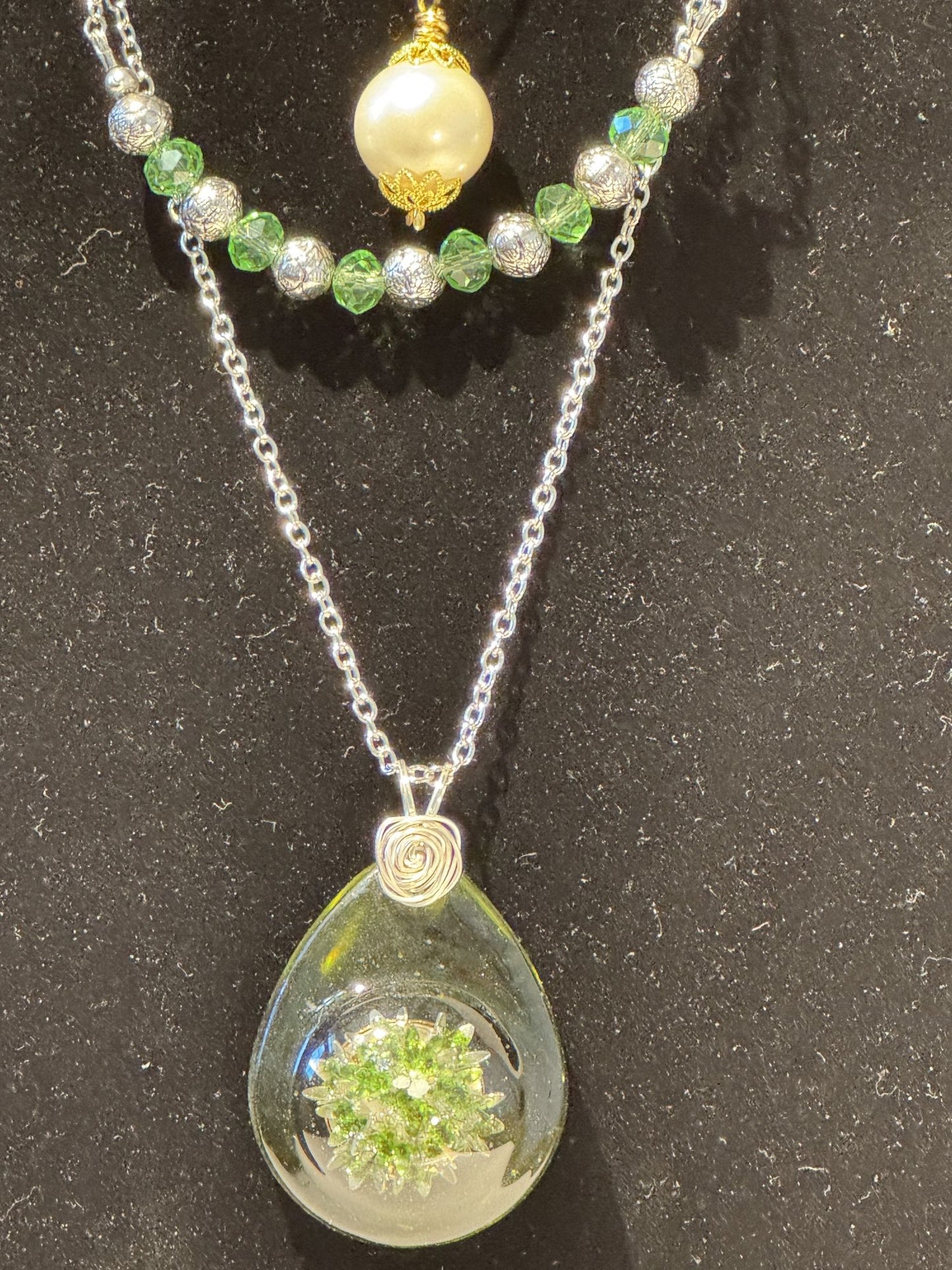 "Two chains, endless charm” - Mixed metals necklace set