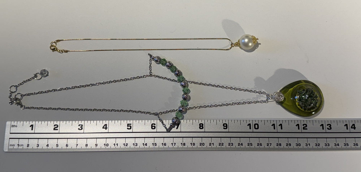 "Two chains, endless charm” - Mixed metals necklace set