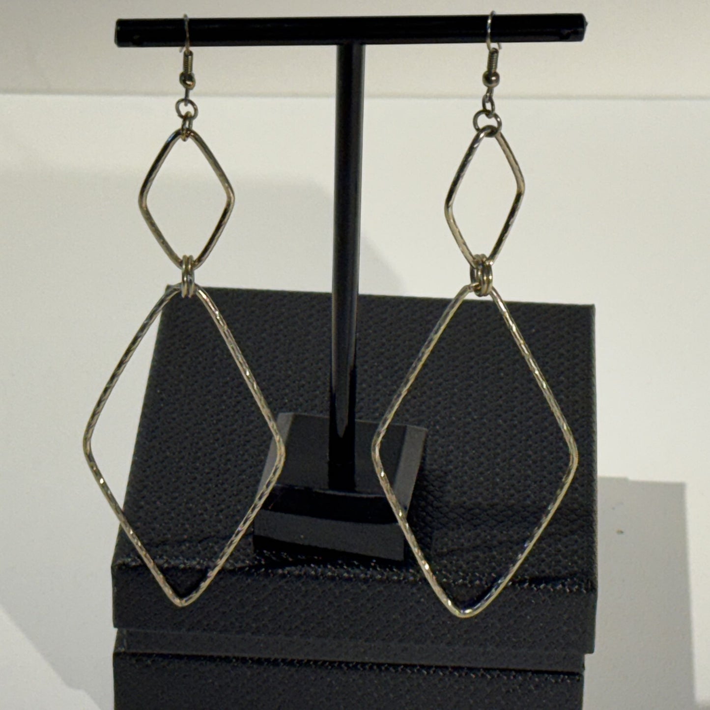 “Geometry meets glamour”  - Wire earrings