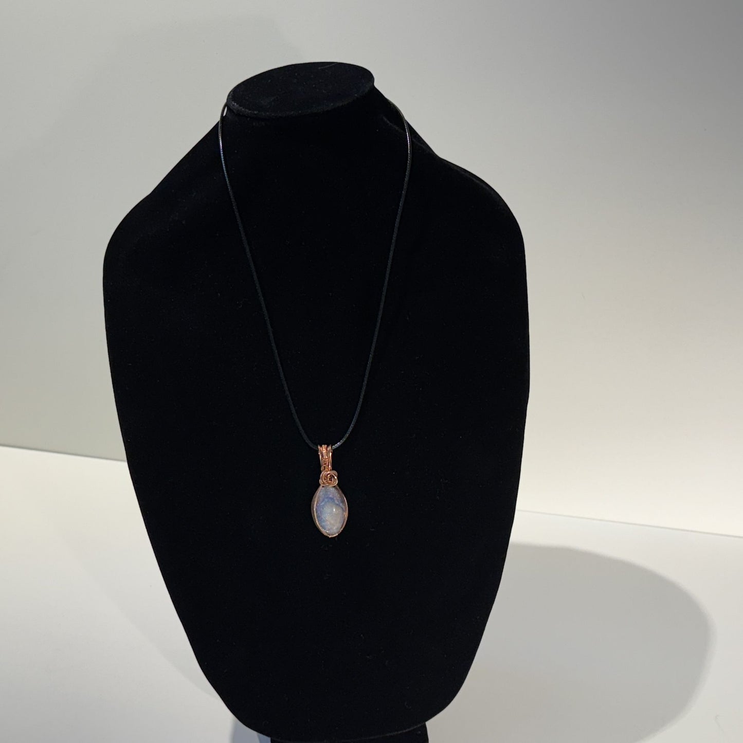 “Earthy copper. Celestial shine” - Corded Necklace