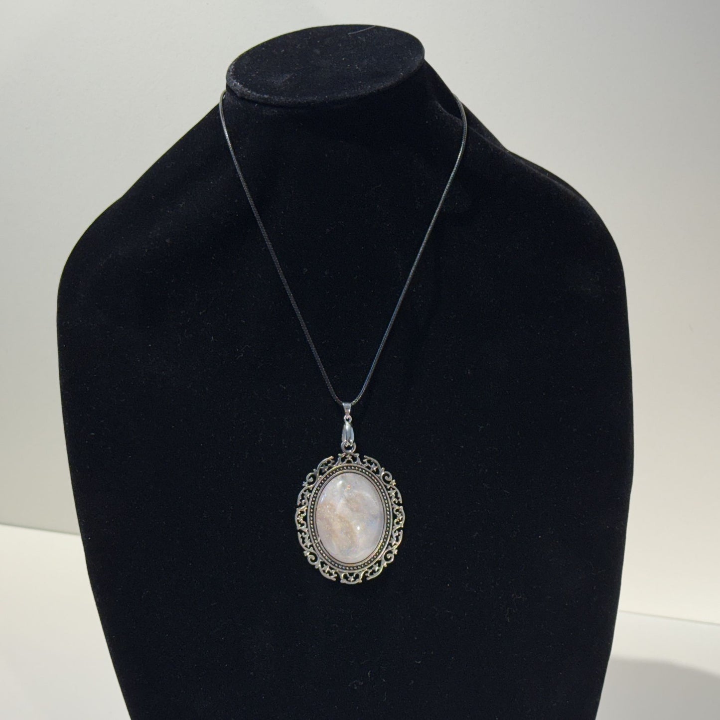 “A touch of moonlight for every day” - Corded necklace