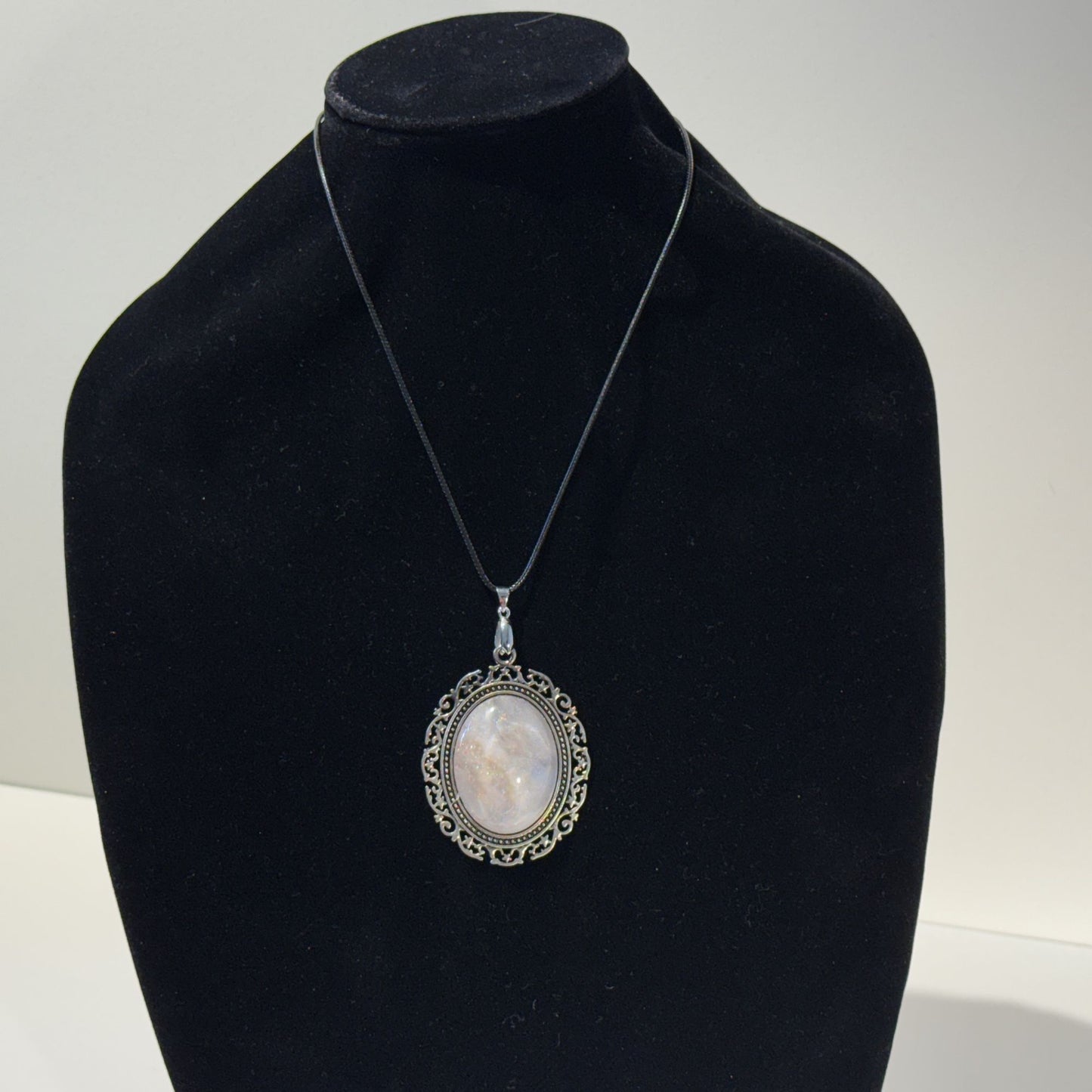 “A touch of moonlight for every day” - Corded necklace