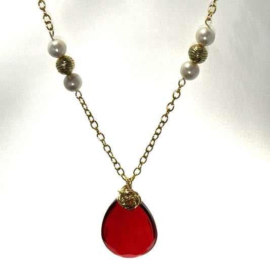 "Crafted to captivate." - Necklace and earring set
