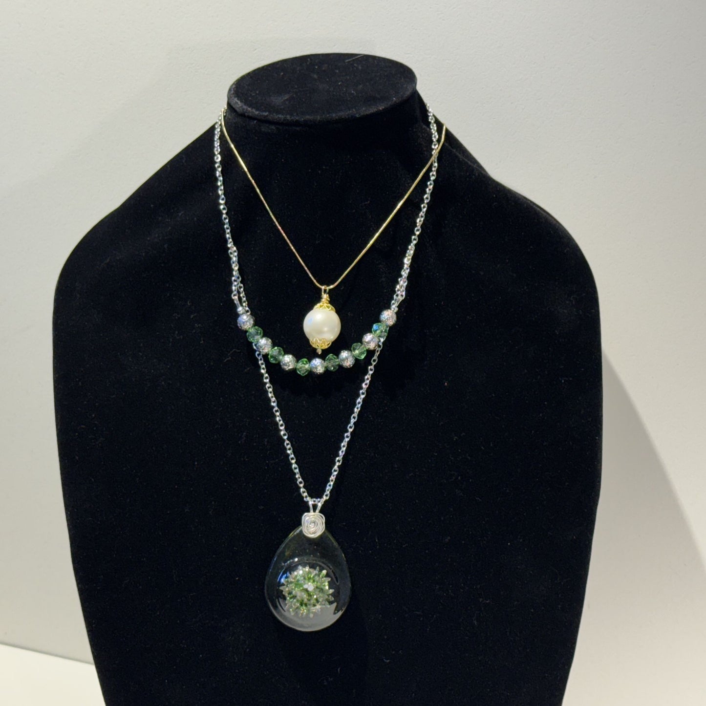 "Two chains, endless charm” - Mixed metals necklace set